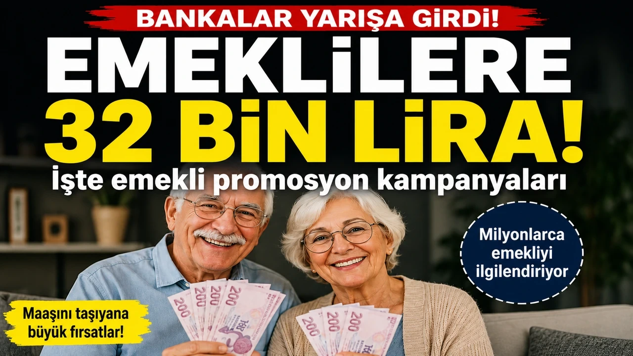 Emekliye 32 Bin Tl Müjdesi! Bankalar Promosyon Yarışına Girdi - Antalya Haber