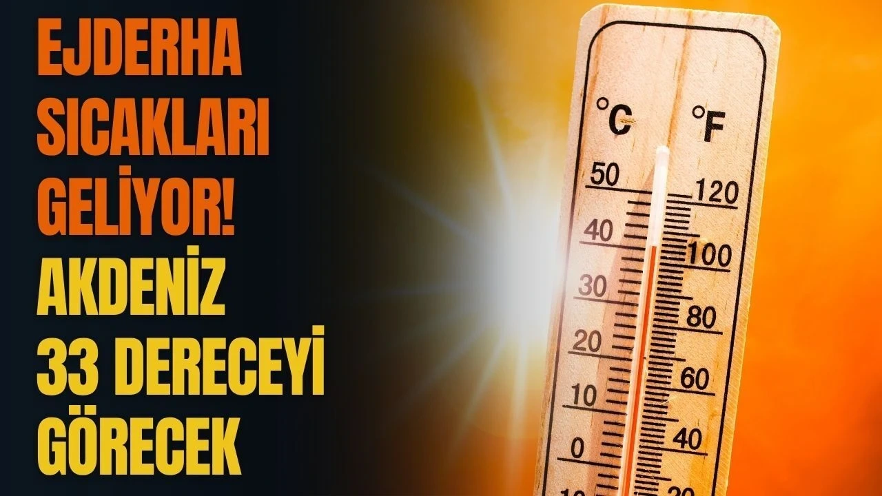 Ejderha Sıcakları Geliyor! Akdeniz 33 Dereceyi Görecek - Antalya Haber