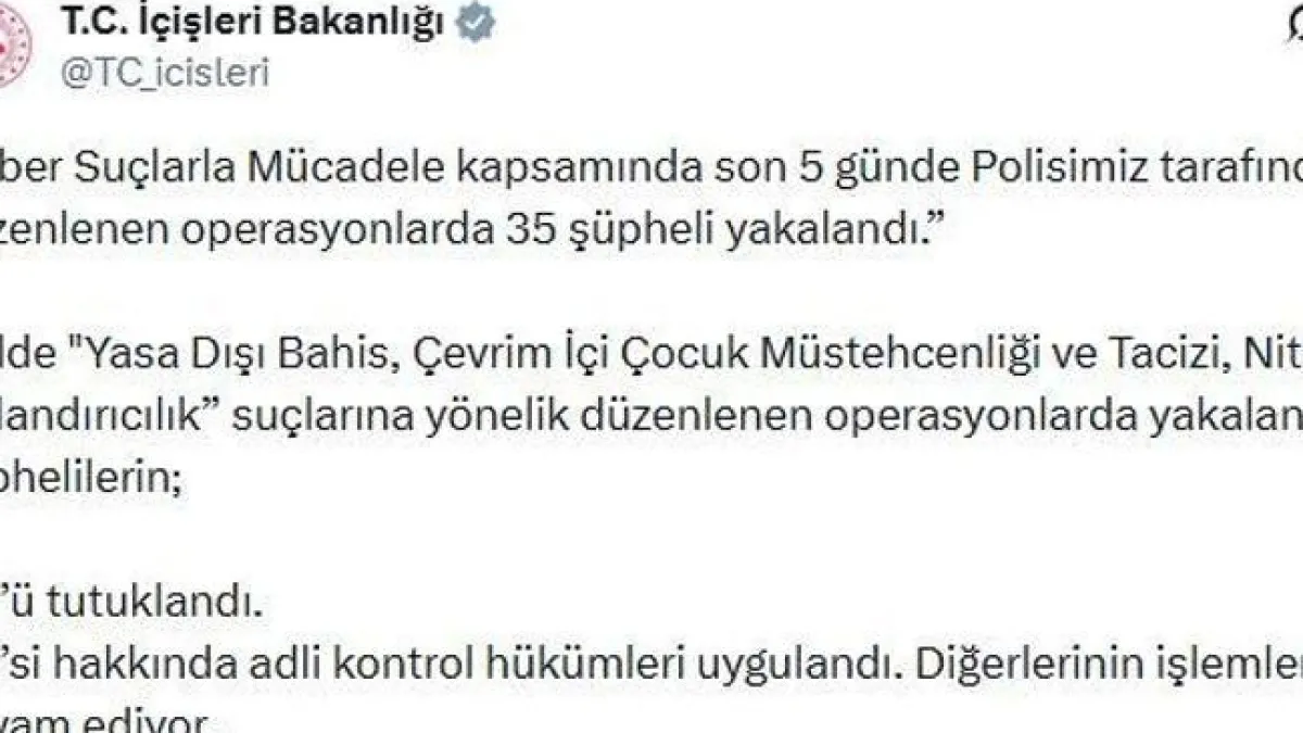11 İlde Siber Suç Operasyonları: 13 Tutuklama - Antalya Haber