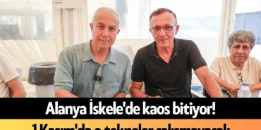 Alanya İskele'de Kaos Bitiyor! 1 Kasım'da O Tekneler Çalışmayacak