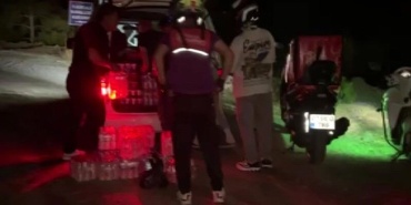 Alanya’da Motokuryeler Ekiplere Malzeme Yardımı Için Seferber Oldu