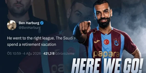 Ben Harburg’dan Trabzonsporluları Kızdıran Mohamed Salah Yorumu