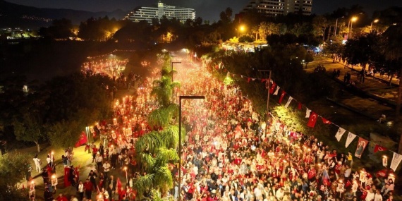 Cumhuriyet Bayramı Coşkusundan Renkli Kareler