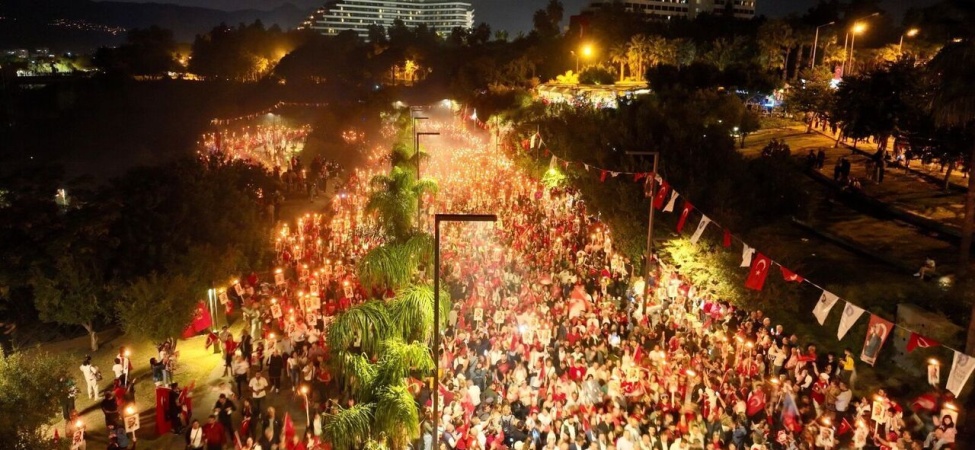 Cumhuriyet Bayramı Coşkusundan Renkli Kareler