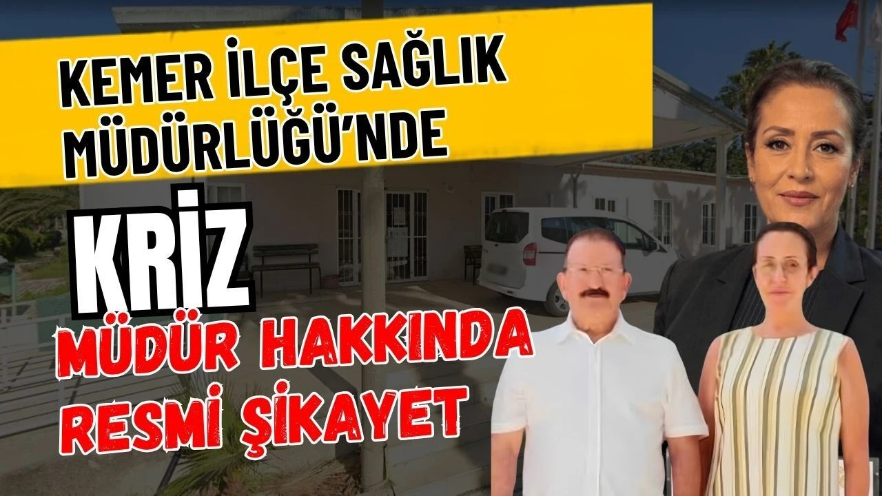 Sağlık Müdürlüğü’nde Kriz! Müdür Hakkında Resmi Şikayet