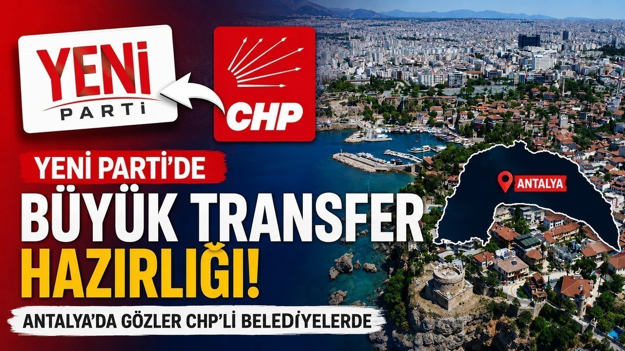 Yeni Parti’de Büyük Transfer Hazırlığı! Antalya’da Gözler CHP’li Belediyelerde