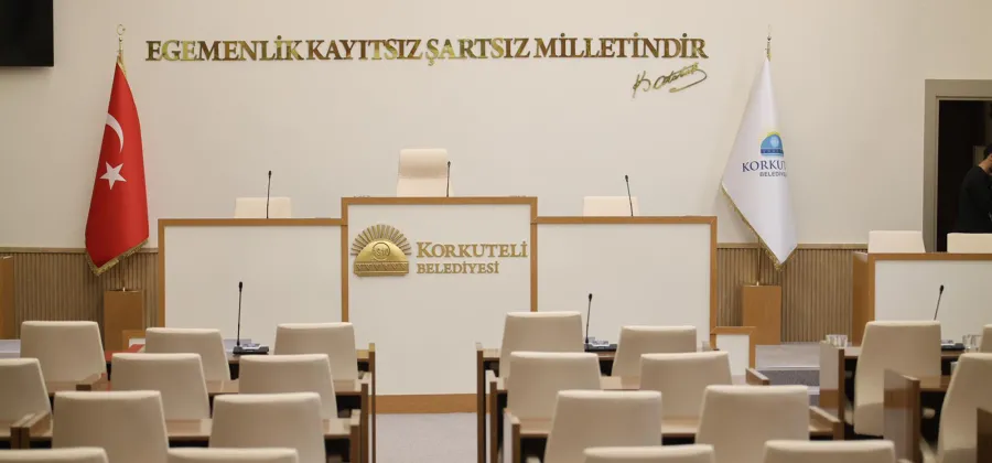 Korkuteli Belediye Meclisi Yeni Salonunda İlk Toplantısını Gerçekleştirdi