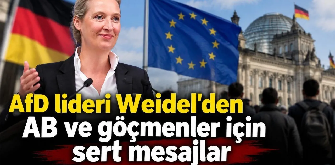 Afd Lideri Weidel'den AB ve Göçmenler İçin Sert Mesajlar