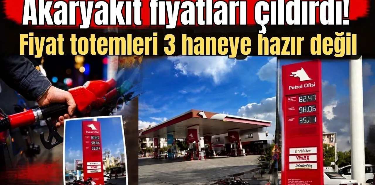Akaryakıt Fiyatları Çıldırdı! Fiyat Totemleri 3 Haneye Hazır Değil