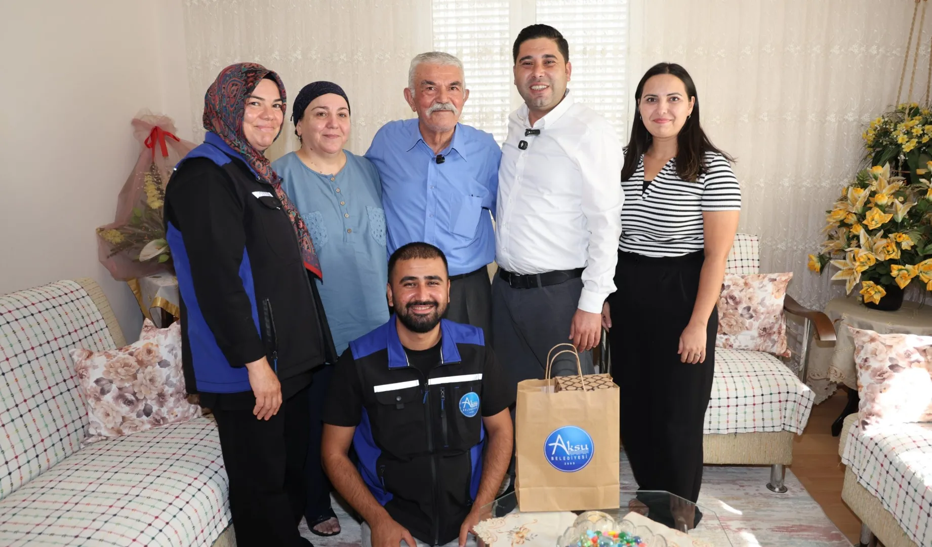 Aksu Belediyesi'nden Gazilere ve Gazi Yakınlarına Anlamlı Ziyaret