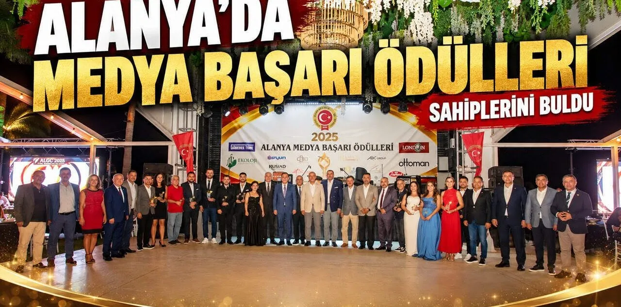 Alanya'da Medya Başarı Ödülleri Sahiplerini Buldu