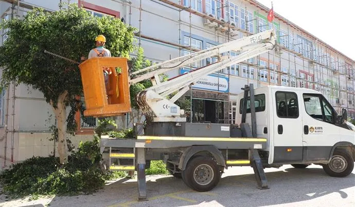 Alanya'da Okullar Yeni Eğitim Yılına Hazırlanıyor