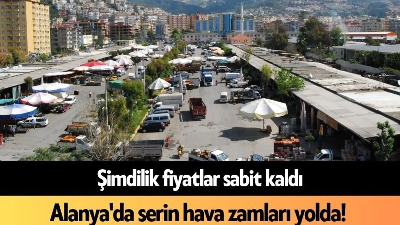 Alanya’da Serin Hava Zamları Yolda