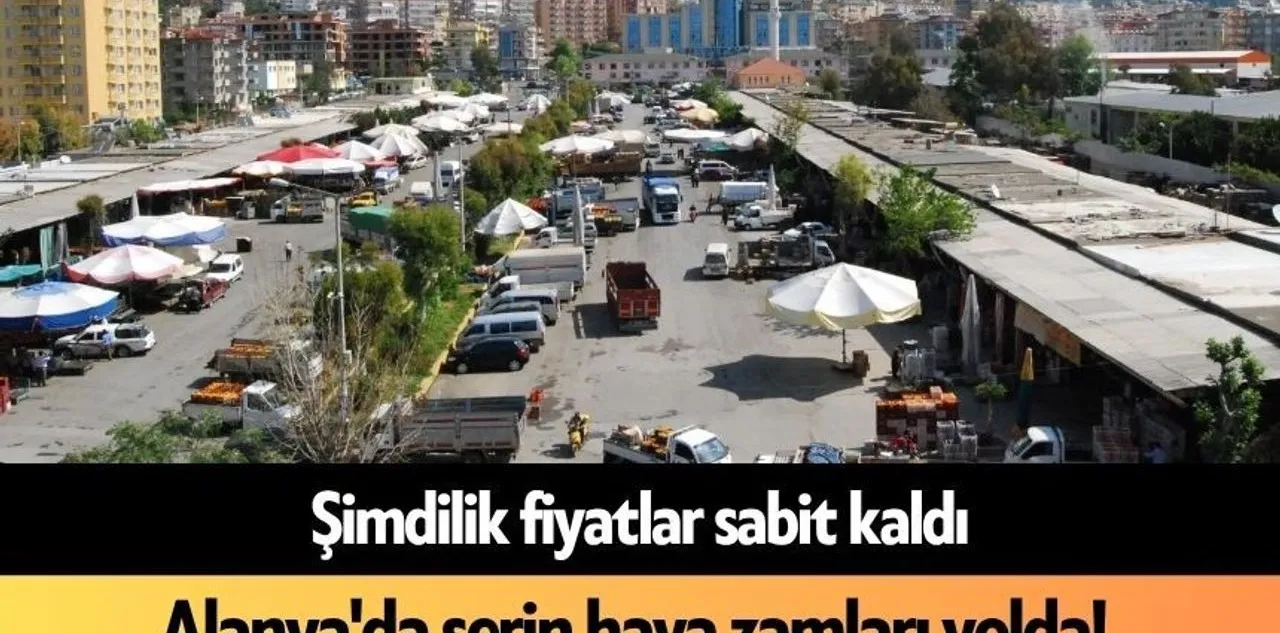 Alanya'da Serin Hava Zamları Yolda