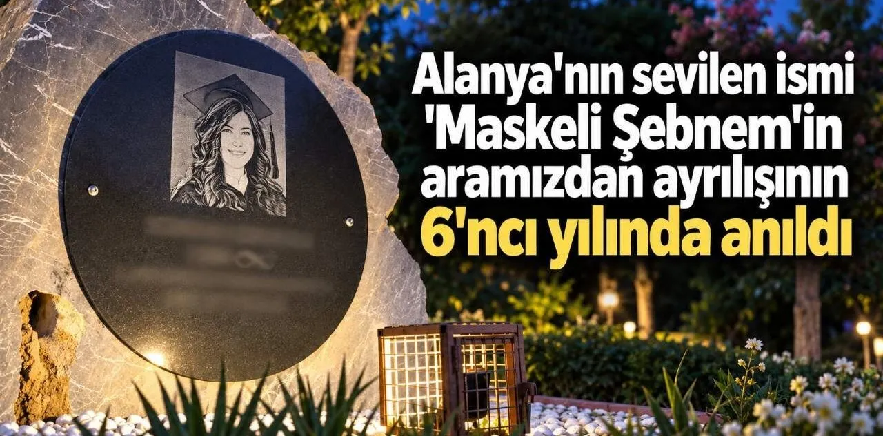 Alanya'nın Sevilen İsmi 'Maskeli Şebnem'in Aramızdan Ayrılışının 6'ncı Yılında Anıldı
