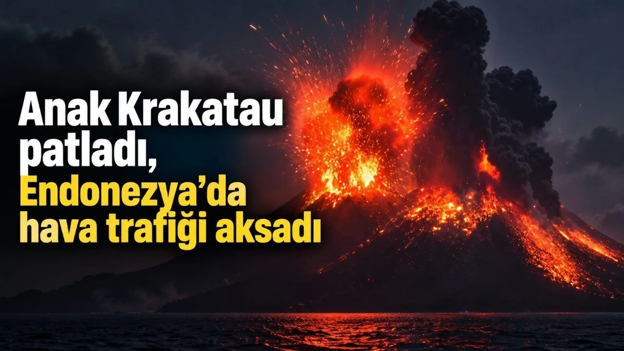 Anak Krakatau Patladı, Endonezya'da Hava Trafiği Aksadı - Antalya Haber
