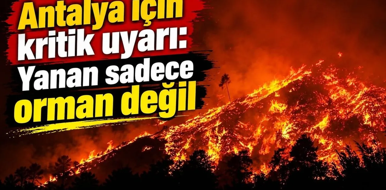 Antalya İçin Kritik Uyarı: Yanan Sadece Orman Değil