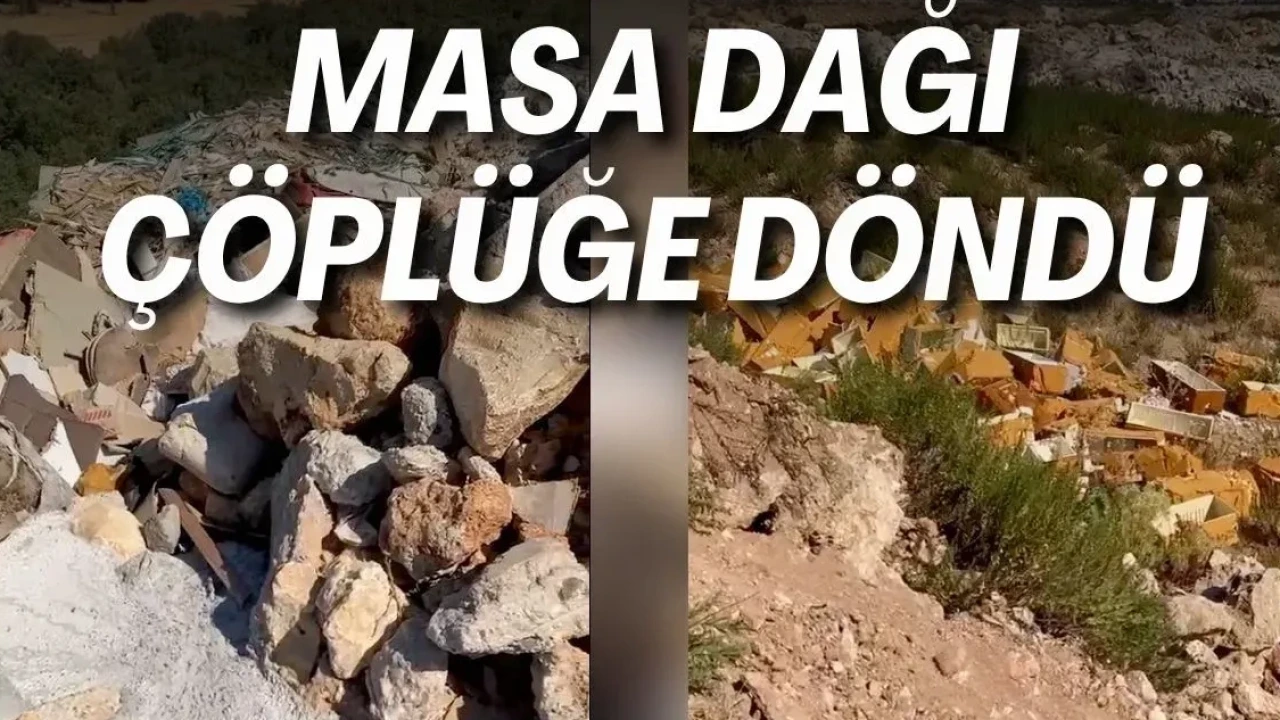 Antalya'nın İkinci Falezleri Masa Dağı Çöplüğe Döndü - Antalya Haber