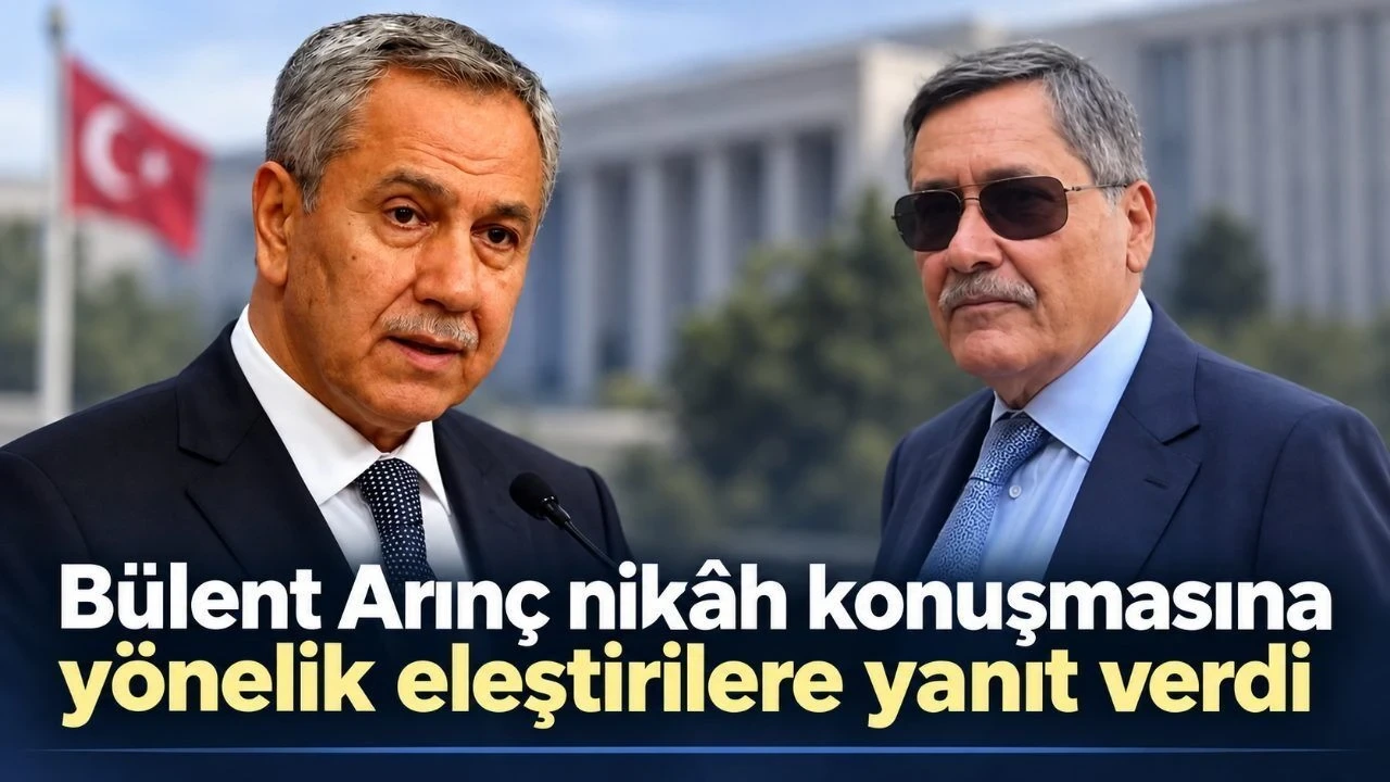 Bülent Arınç Nikâh Konuşmasına Yönelik Eleştirilere Yanıt Verdi - Antalya Haber