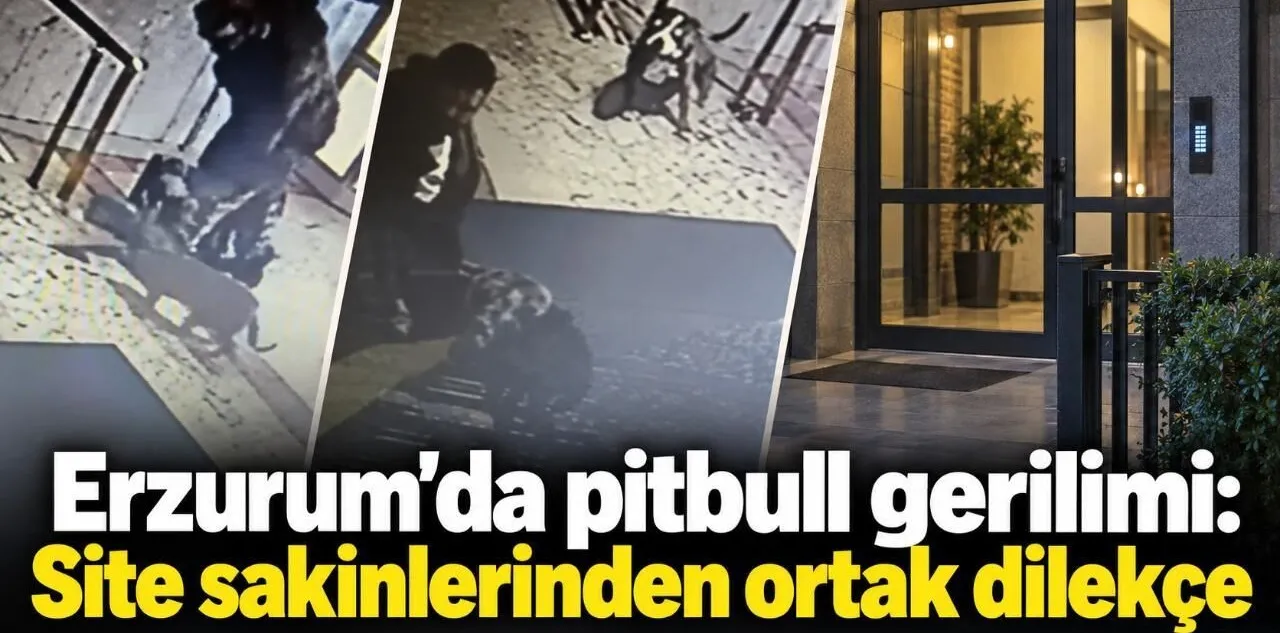 Erzurum'da Pitbull Gerilimi: Site Sakinlerinden Ortak Dilekçe