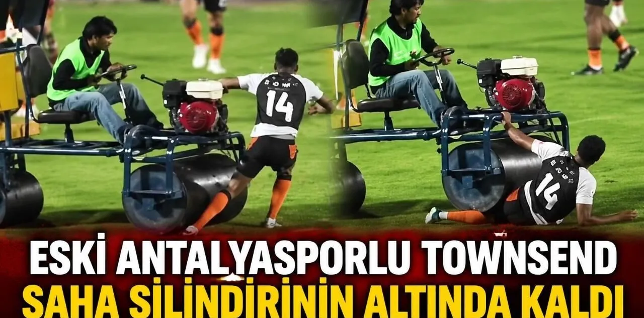 Eski Antalyasporlu Townsend Saha Silindirinin Altında Kaldı