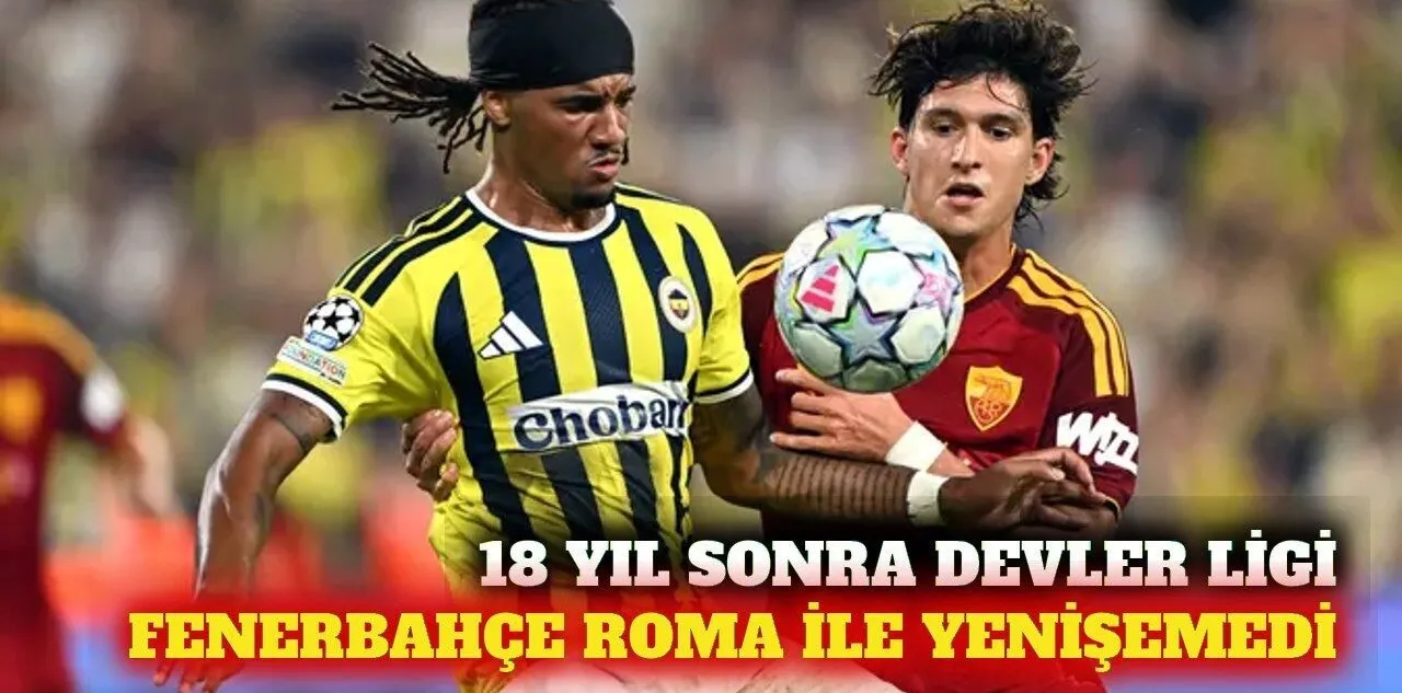Fenerbahçe, Devler Ligi'ne Roma Beraberliğiyle Döndü