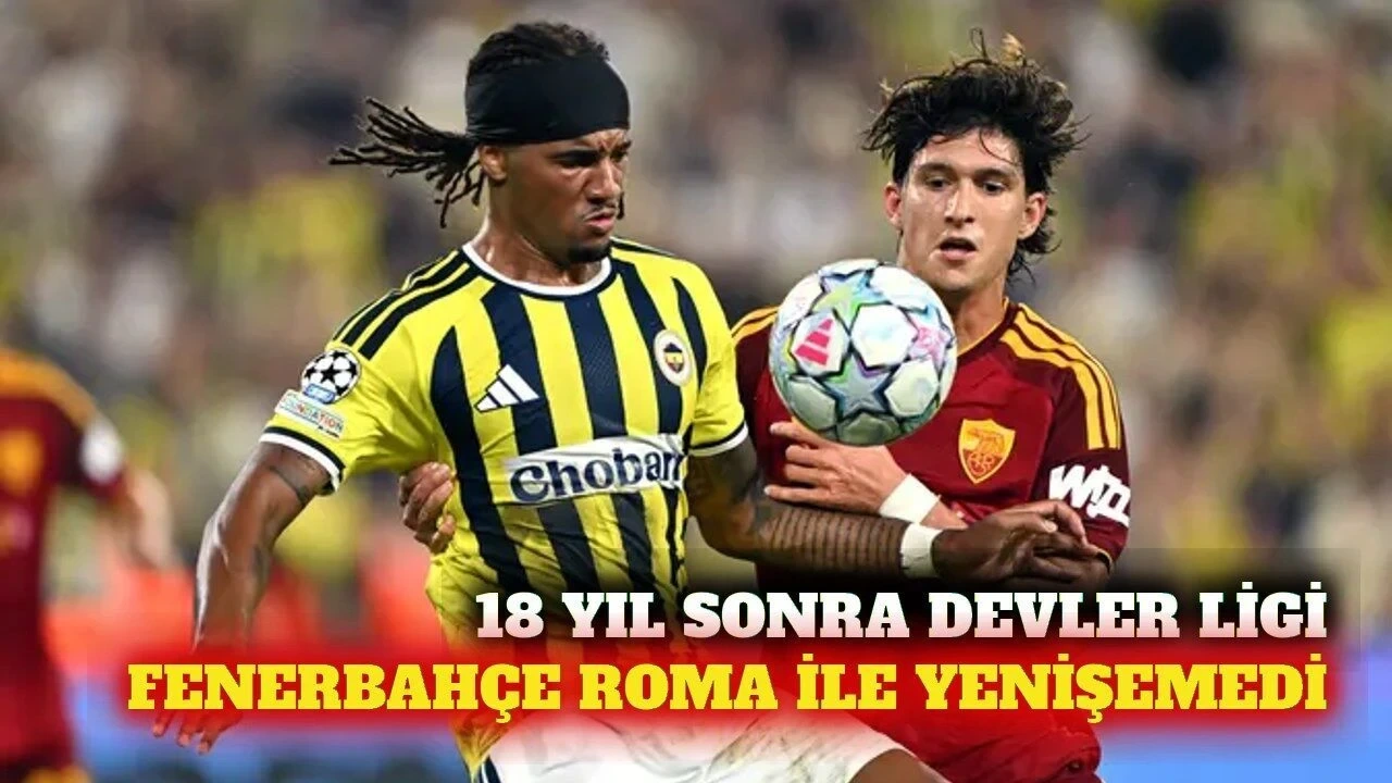 Fenerbahçe, Devler Ligi'ne Roma Beraberliğiyle Döndü - Antalya Haber