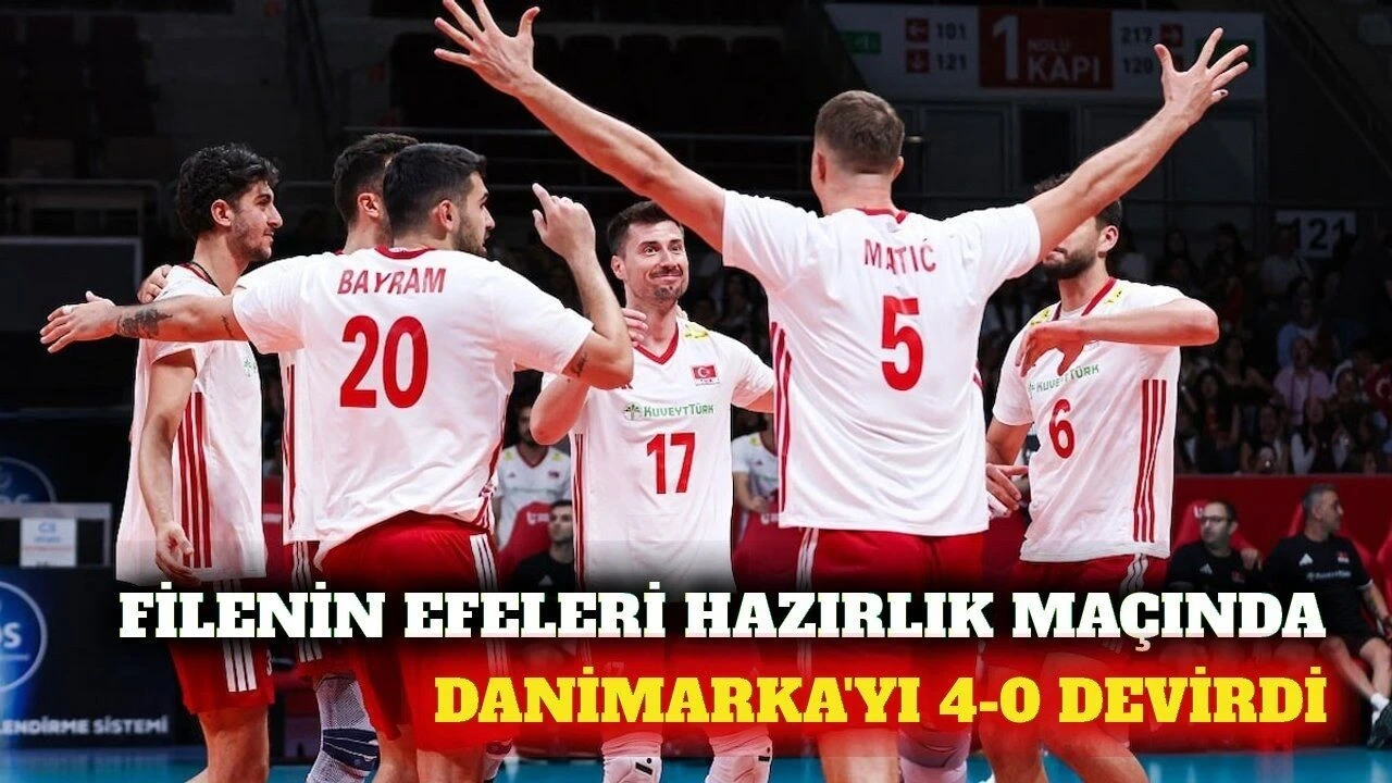 Filenin Efeleri Hazırlık Maçında Danimarka'yı 4 - 0 Yendi - Antalya Haber