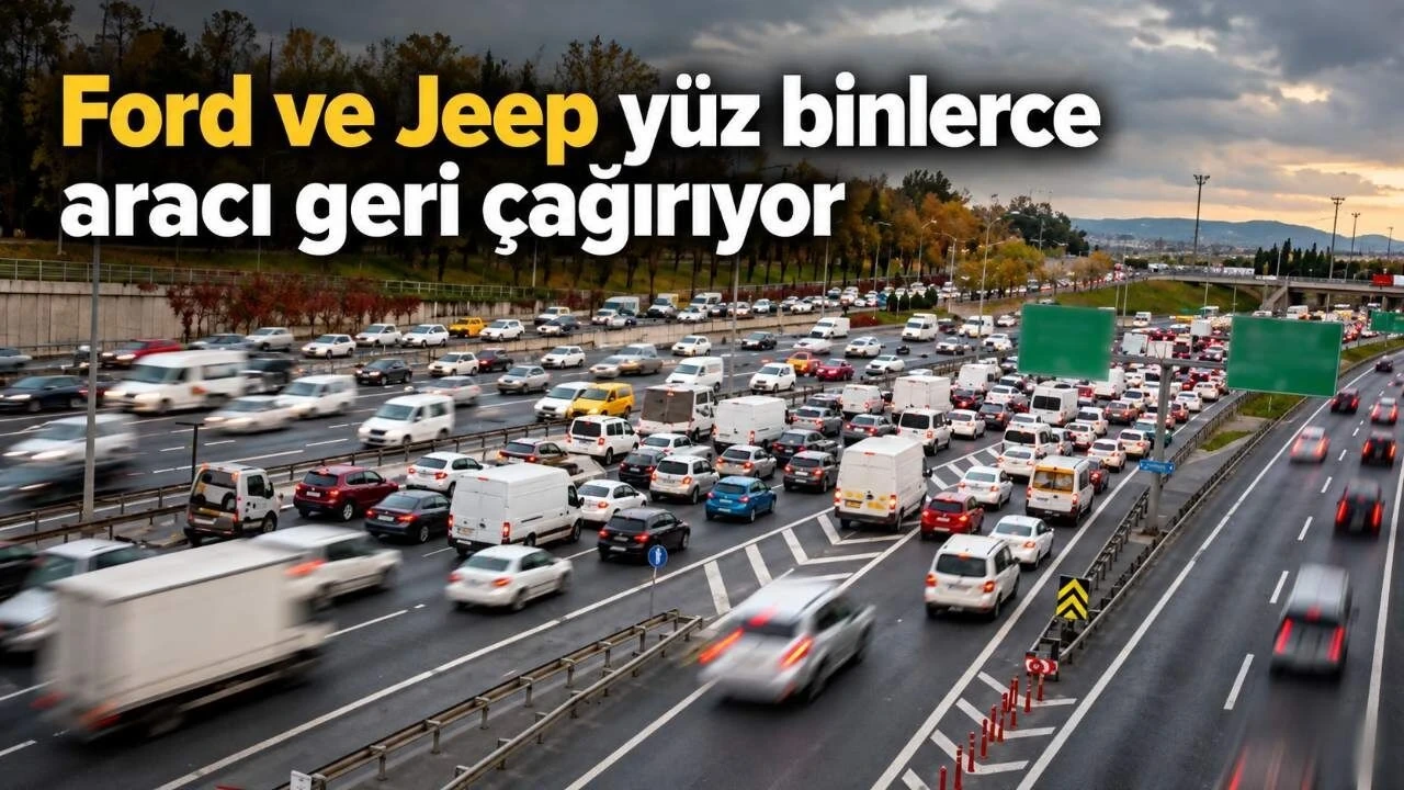 Ford ve Jeep Yüz Binlerce Aracı Geri Çağırıyor - Antalya Haber