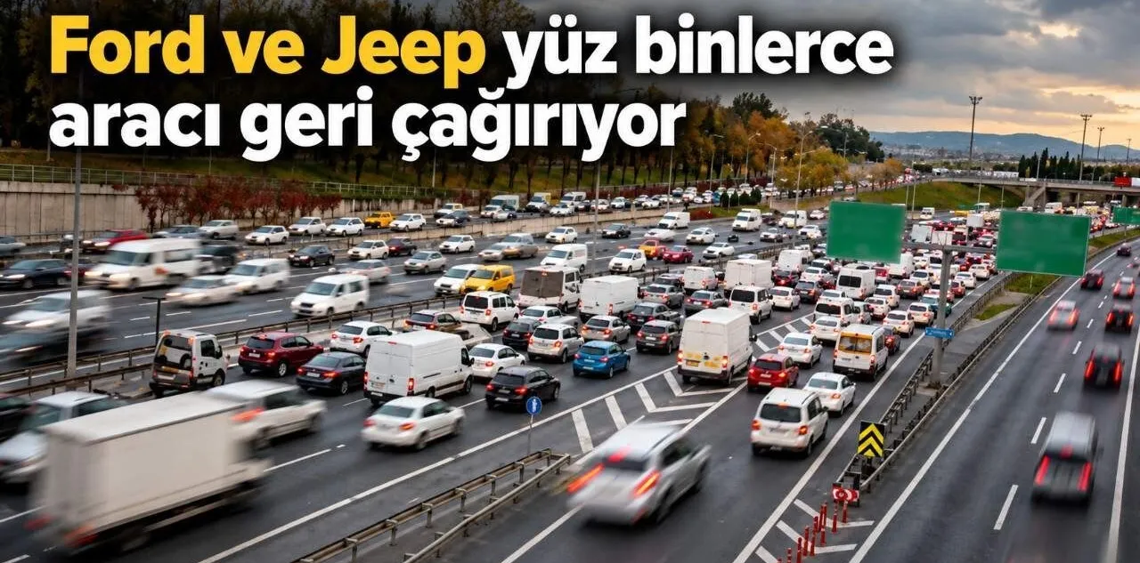 Ford ve Jeep Yüz Binlerce Aracı Geri Çağırıyor