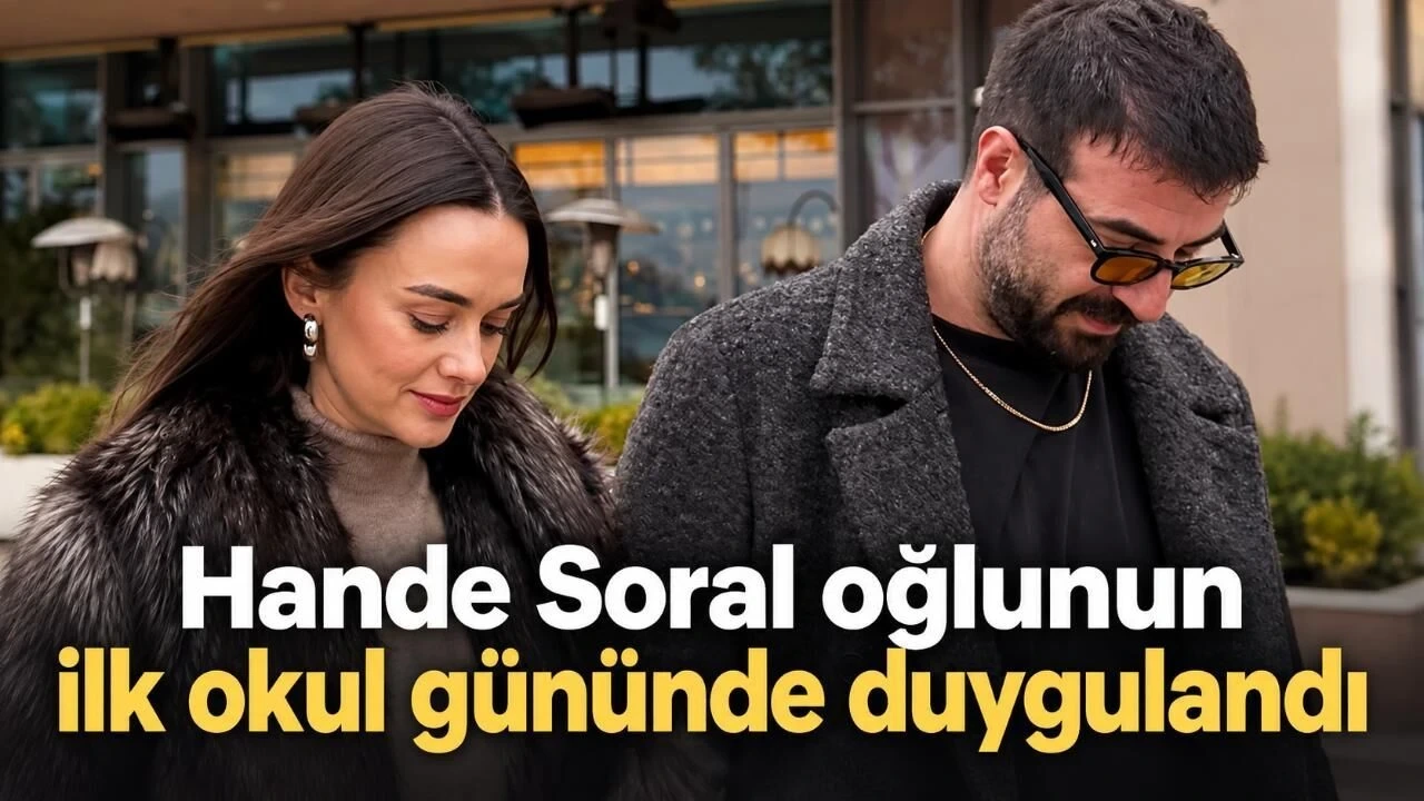 Hande Soral Oğlunun İlk Okul Gününde Duygulandı - Antalya Haber