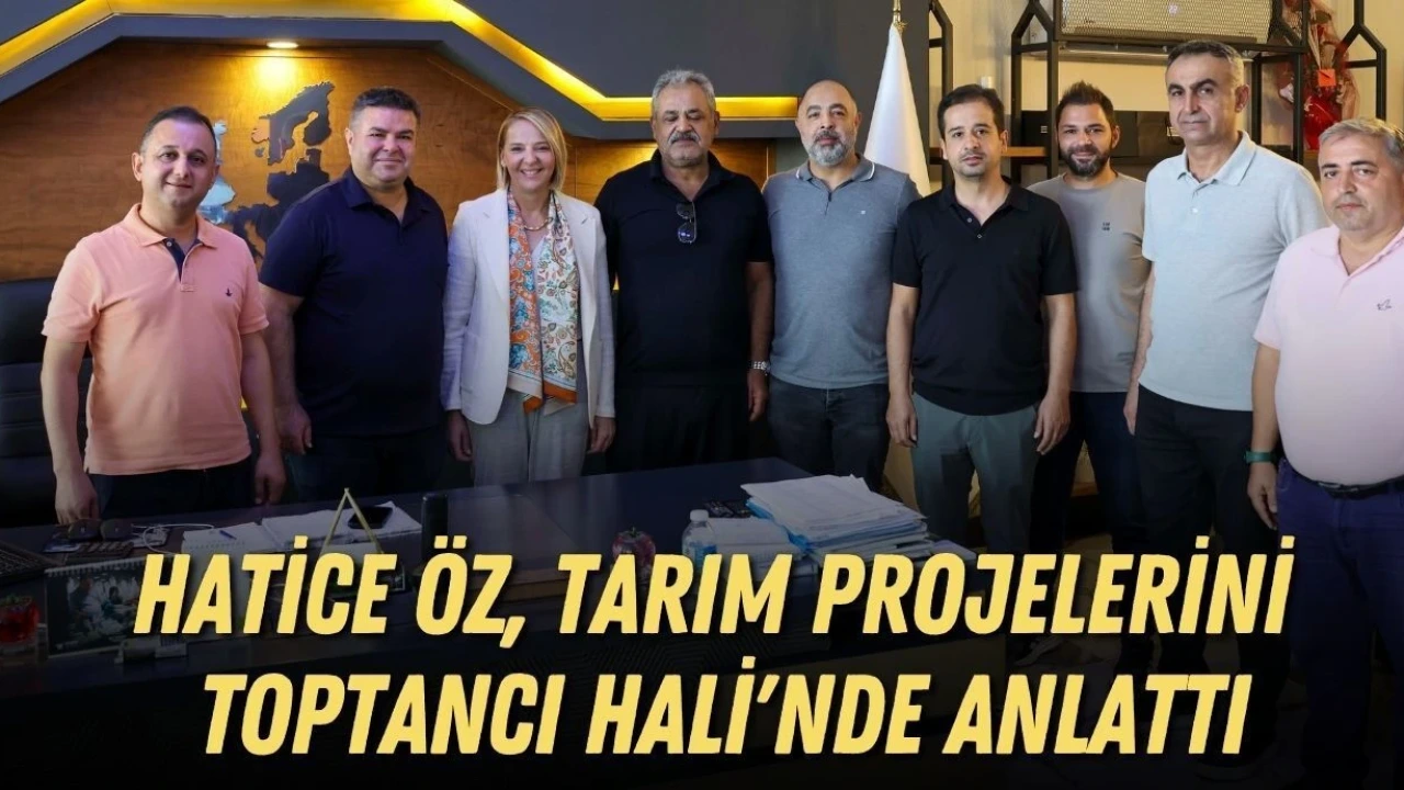 Hatice Öz, Tarım Projelerini Toptancı Hali'nde Anlattı - Antalya Haber