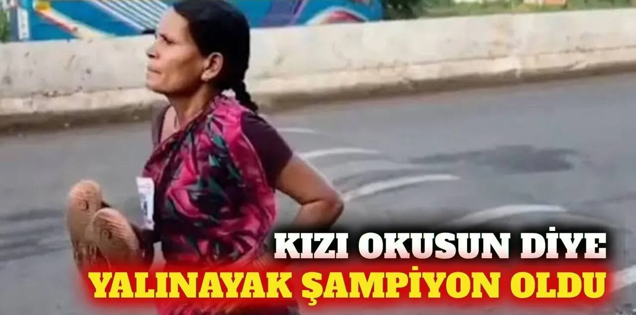 Hindistan'da Yalınayak Yarış Kazanan Annenin Mücadelesi