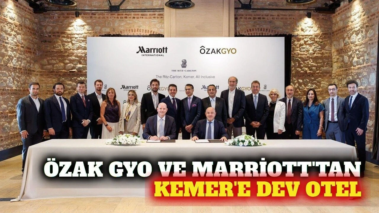 Kemer'de Özak Gyo ve Marriott'tan Yeni Otel Anlaşması - Antalya Haber