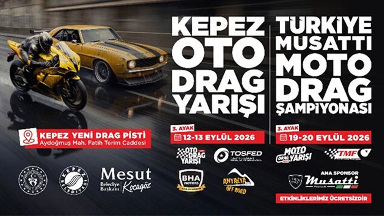 Kepez Drag Pisti Hız Tutkunlarını Ağırlıyor