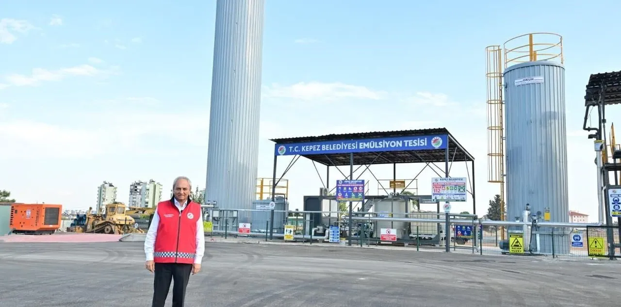 Kepez'de Emülsiyon Tesisi Hizmete Girdi
