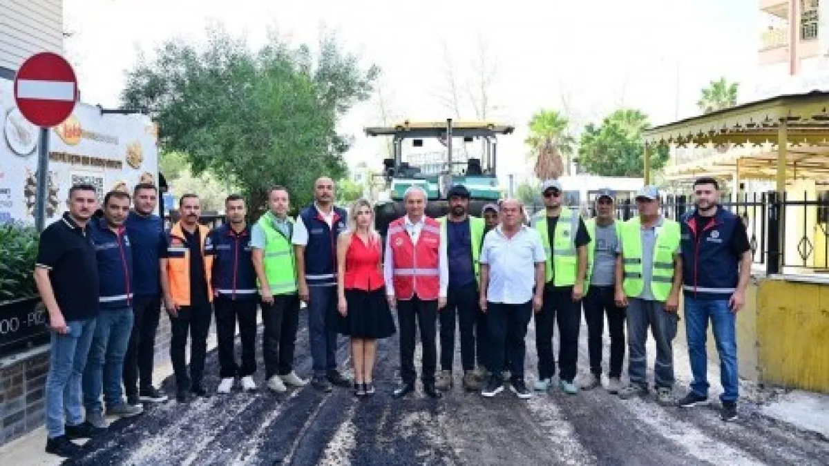 Kepez'in Kültür Mahallesi'ne Sıcak Asfalt - Antalya Haber