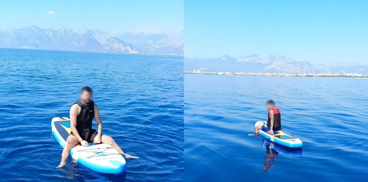 Konyaaltı’ndan Açıldılar, Denizin Ortasında Mahsur Kaldılar