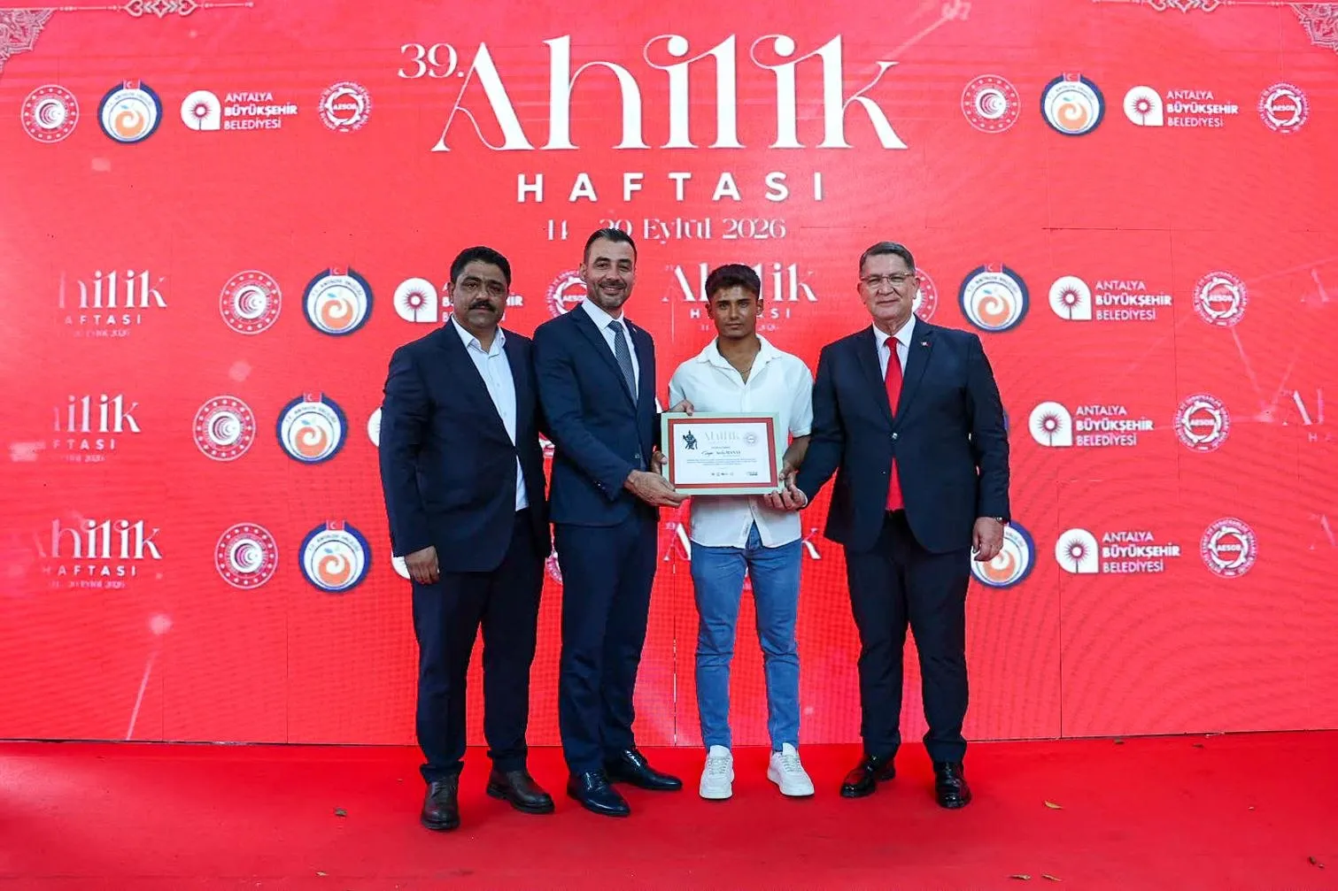 Manavgat Belediye Başkan Vekili Çiçek, Ahilik Haftası Programına Katıldı