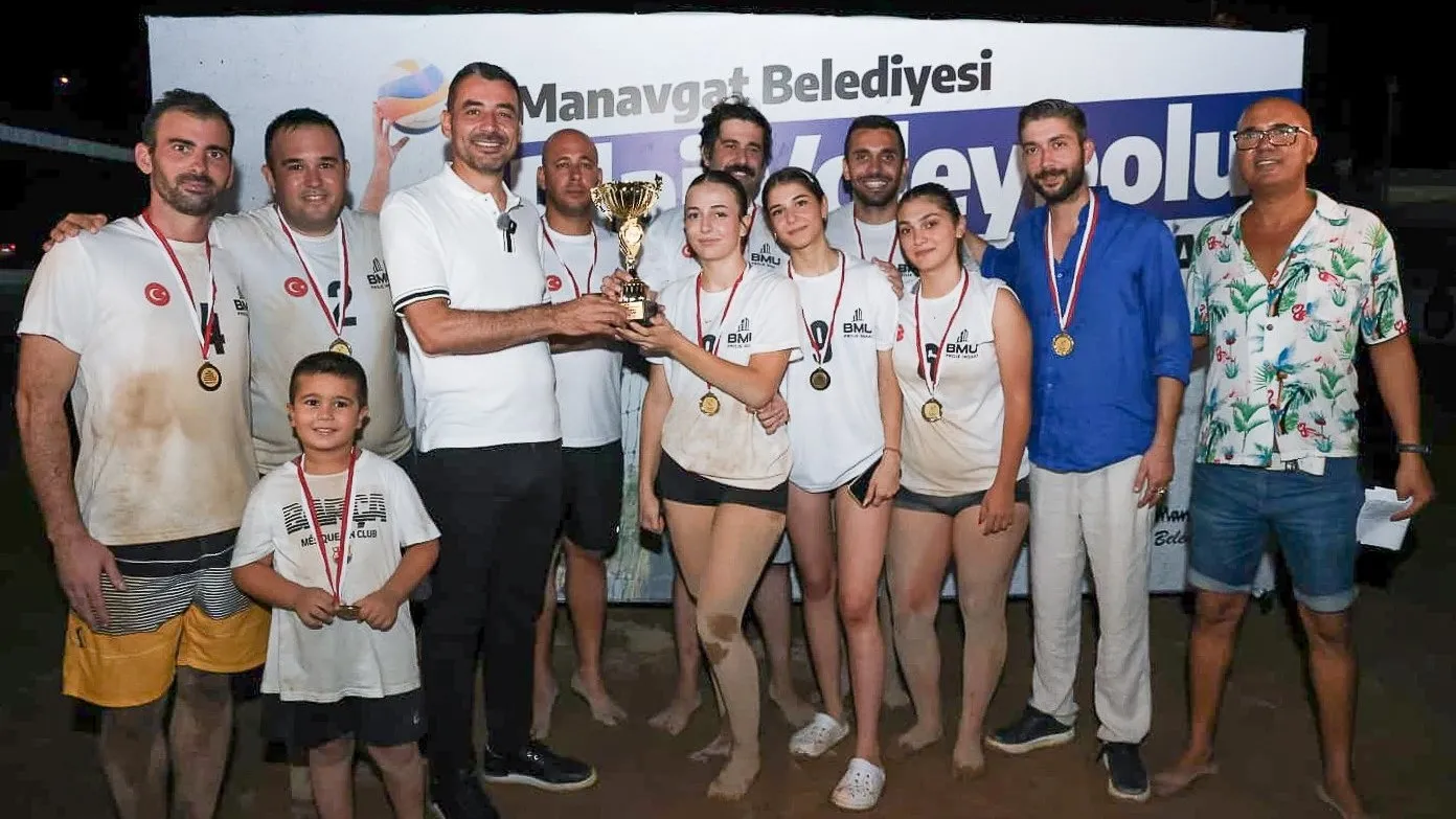 Manavgat Belediyesi Plaj Voleybolu Halk Turnuvası Sona Erdi - Antalya Haber