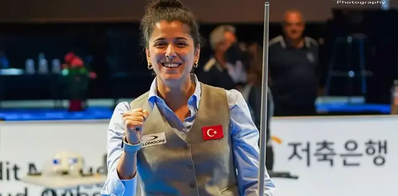 Milli Bilardocu Güzin Müjde Karakaşlı Dünya Şampiyonu Oldu