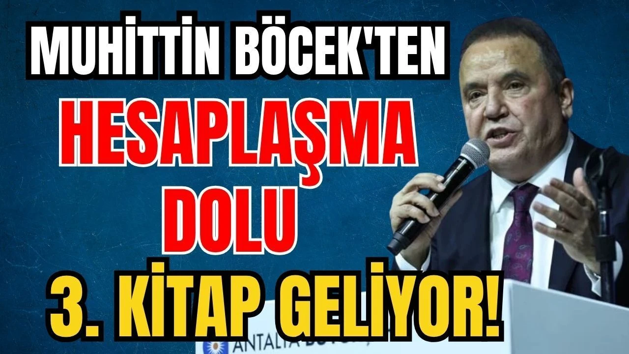 Muhittin Böcek'ten Hesaplaşma Dolu 3. Kitap Geliyor
