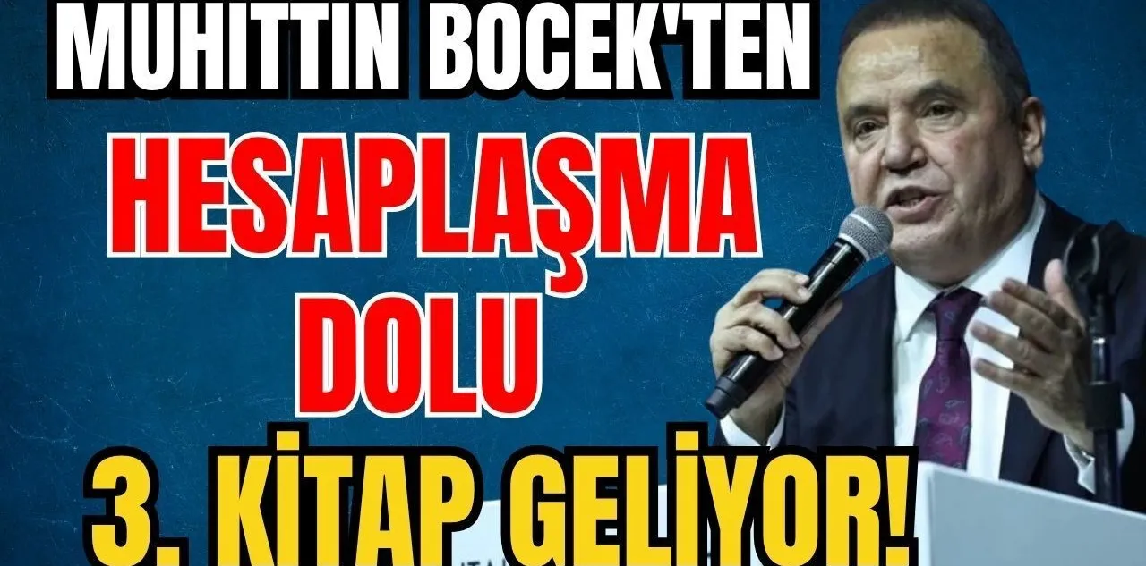 Muhittin Böcek'ten Hesaplaşma Dolu 3. Kitap Geliyor