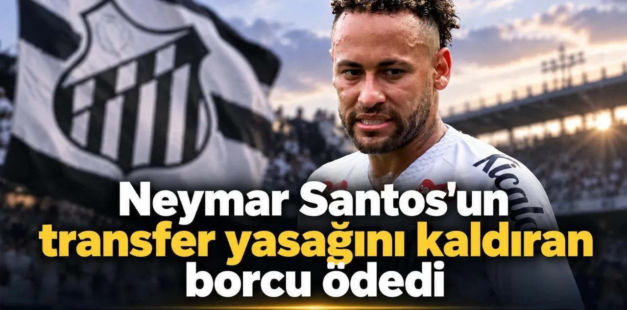Neymar Santos'un Transfer Yasağını Kaldıran Borcu Ödedi