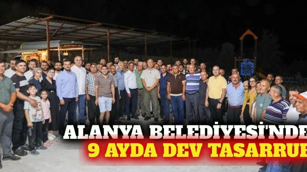 Özçelik Gözüküçüklü'de 9 Aylık Tasarruf Verilerini Paylaştı - Antalya Haber
