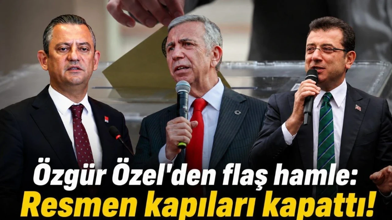 Özgür Özel'den Flaş Hamle: Resmen Kapıları Kapattı - Antalya Haber