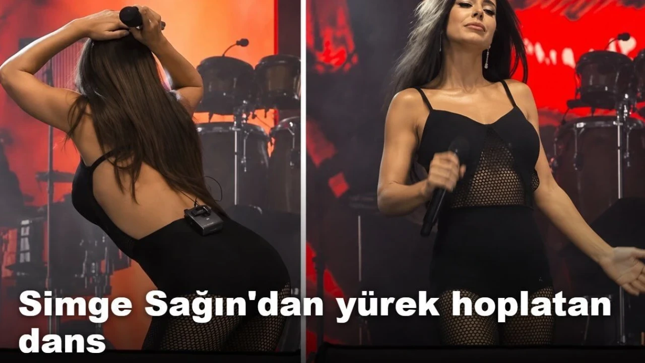 Simge Sağın'dan Yürek Hoplatan Dans - Antalya Haber