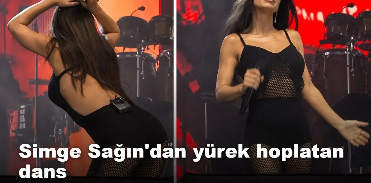 Simge Sağın'dan Yürek Hoplatan Dans