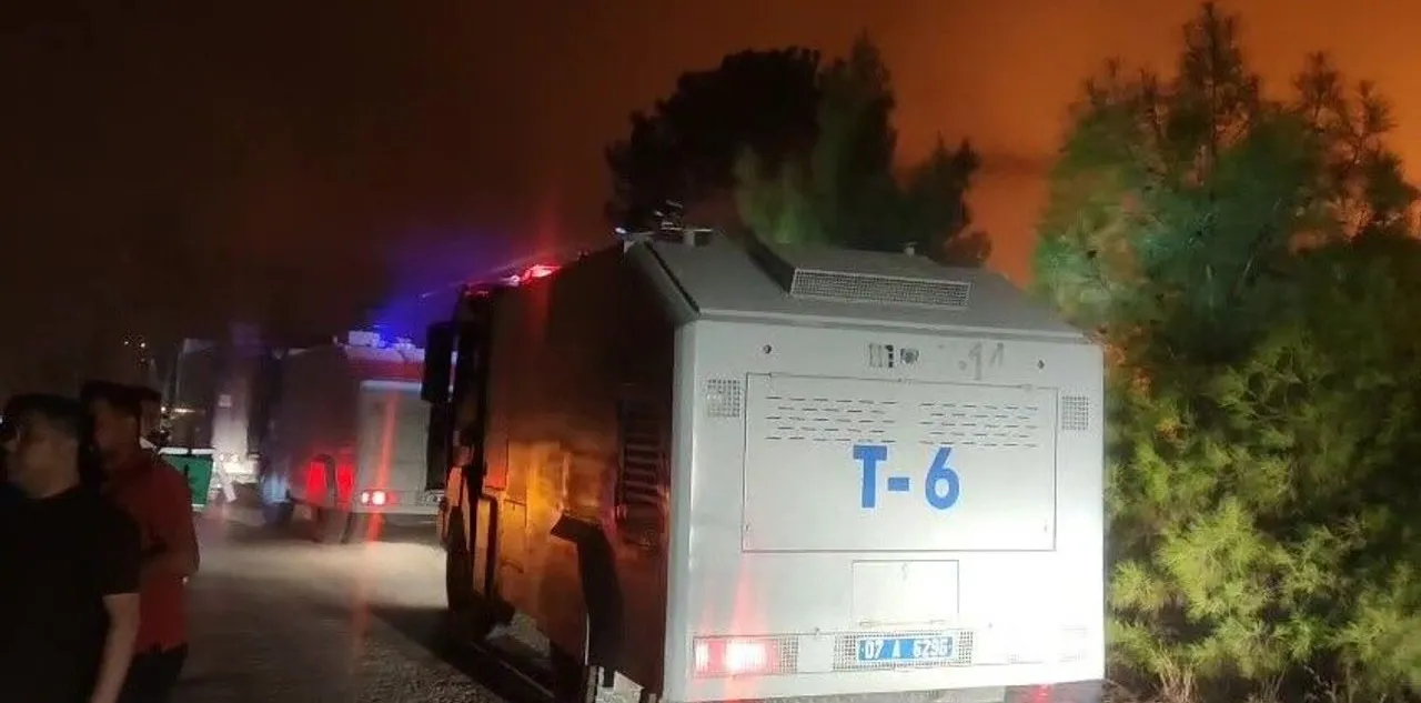 Toma'lar Yangın Bölgesinde Görevde