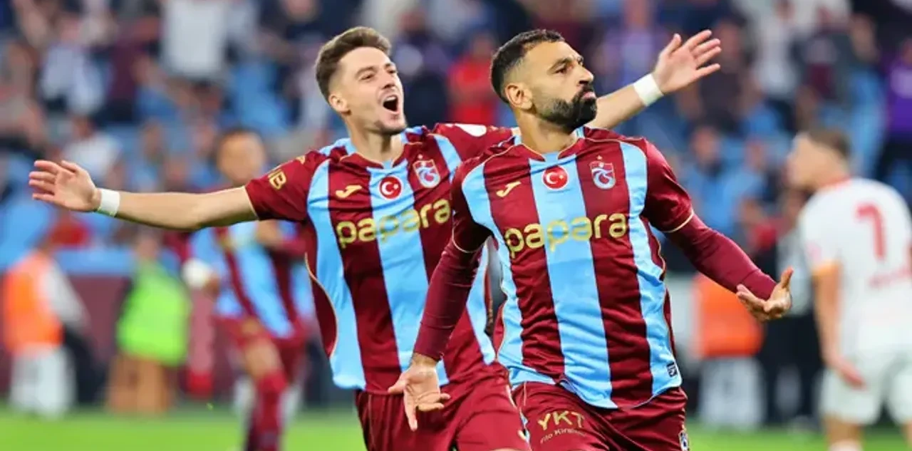 Trabzon'da Muhammed Salah Şov... Trabzonspor, Son Şampiyonu Farklı Geçti
